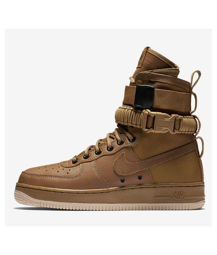 Nike Airforce sf-1 Brown Casual Shoes 