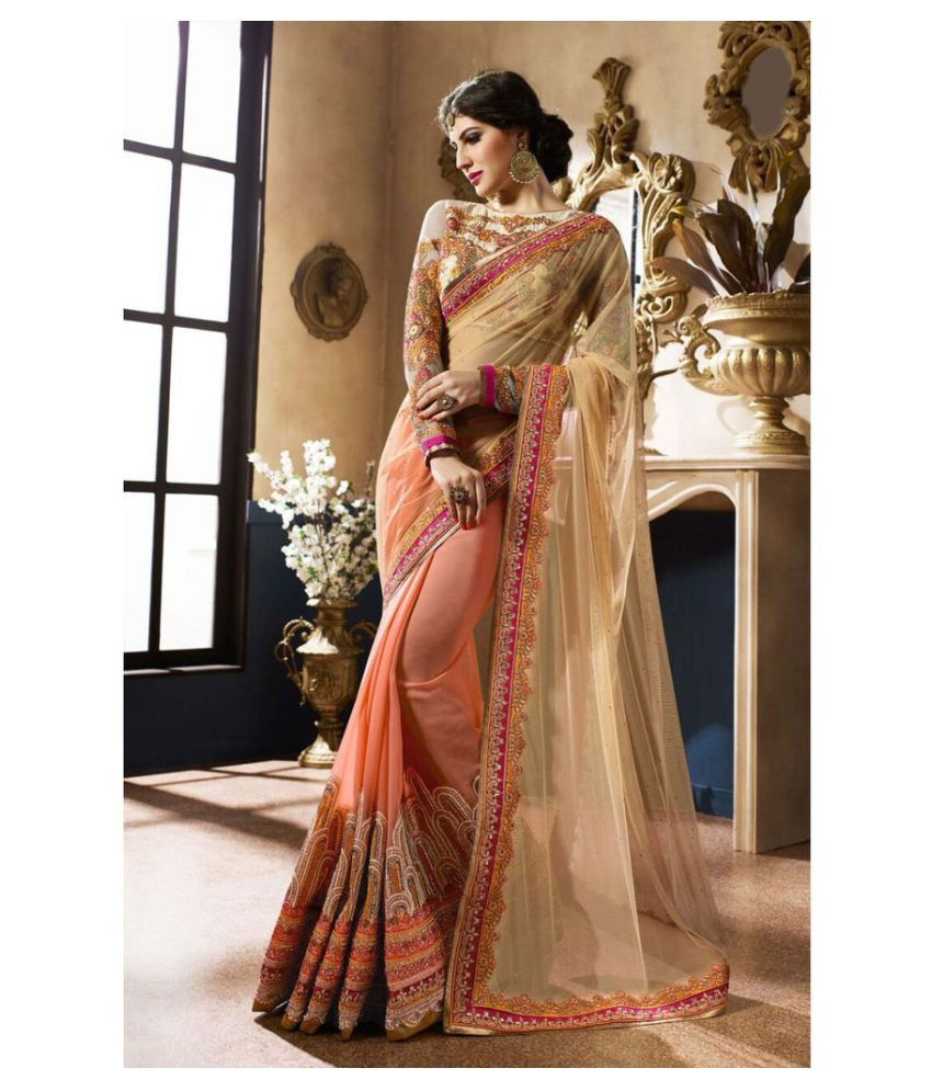 Party Wear Bollywood Sadi Multicoloured Georgette Saree Buy Party Wear Bollywood Sadi 1870