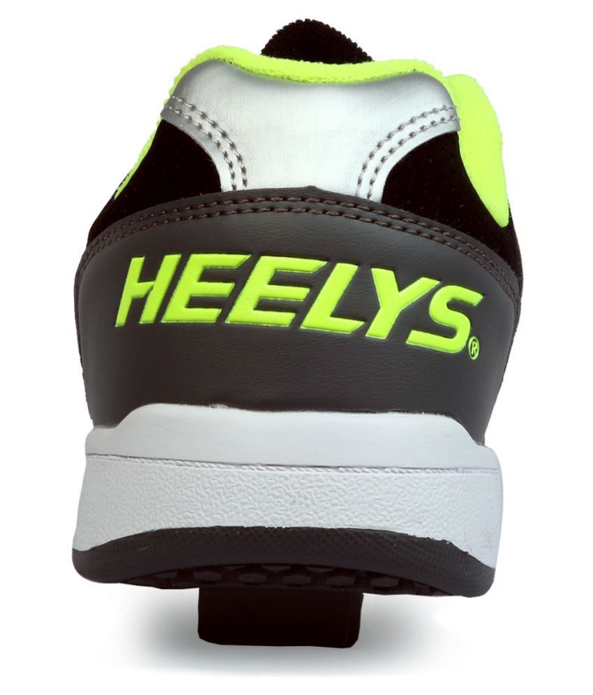 Heelys Charcoal/ Yellow 1 Wheel Roller Shoes Price in