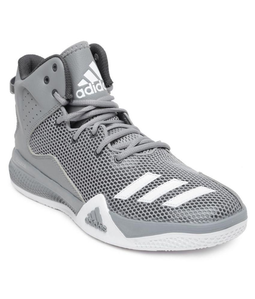 Adidas Men DT Gray Basketball Shoes 