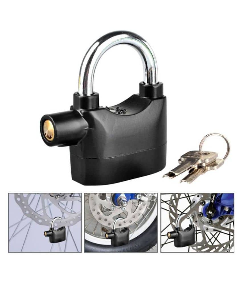 Buy Bentag Alarm Lock 110DB Padlock for Bicycle Motorcycle Door Gate