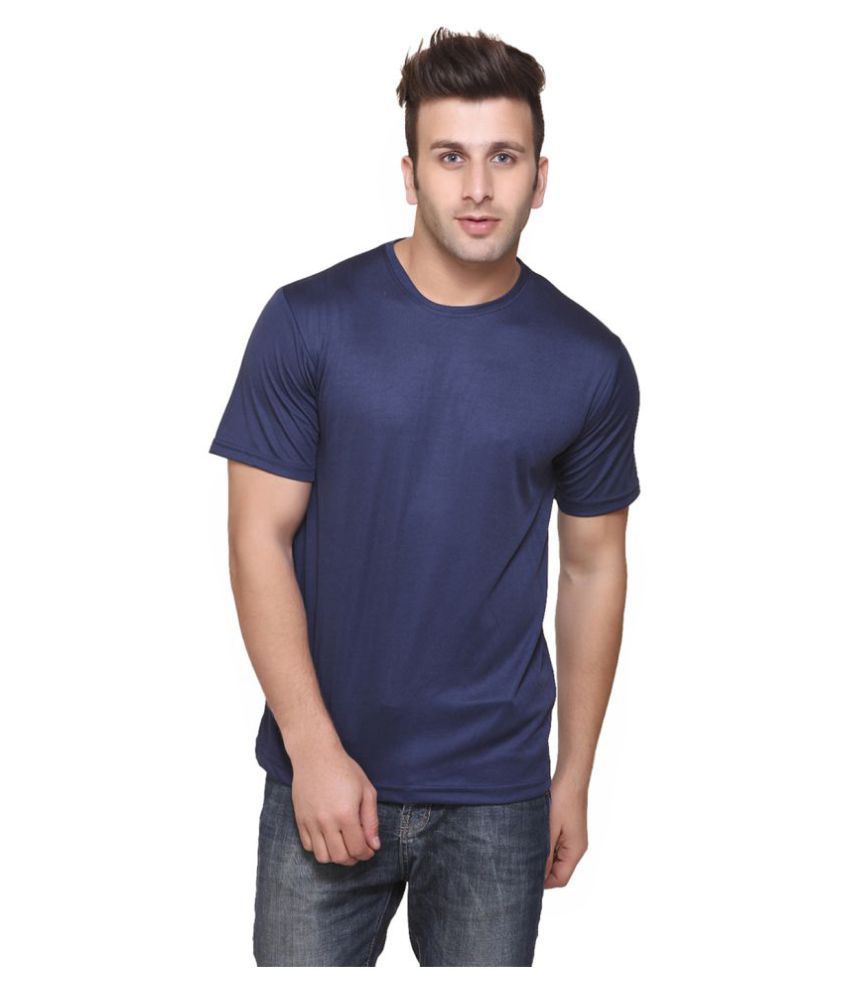     			FUNKY GUYS Navy Polyester T-Shirt Single Pack