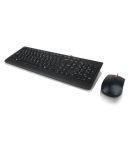 Lenovo 300 USB Combo Black USB Wired Keyboard Mouse Combo