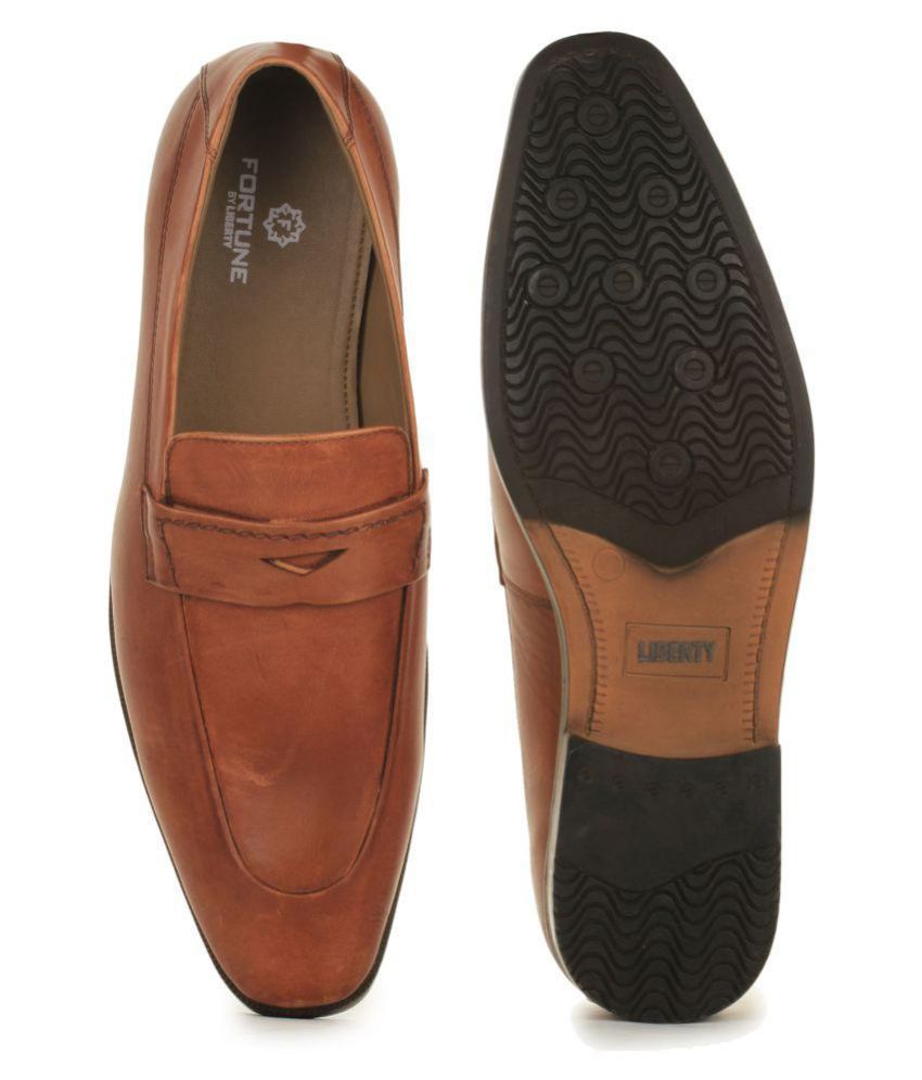 Fortune By Liberty Slip On Genuine Leather Formal Shoes Price in India ...