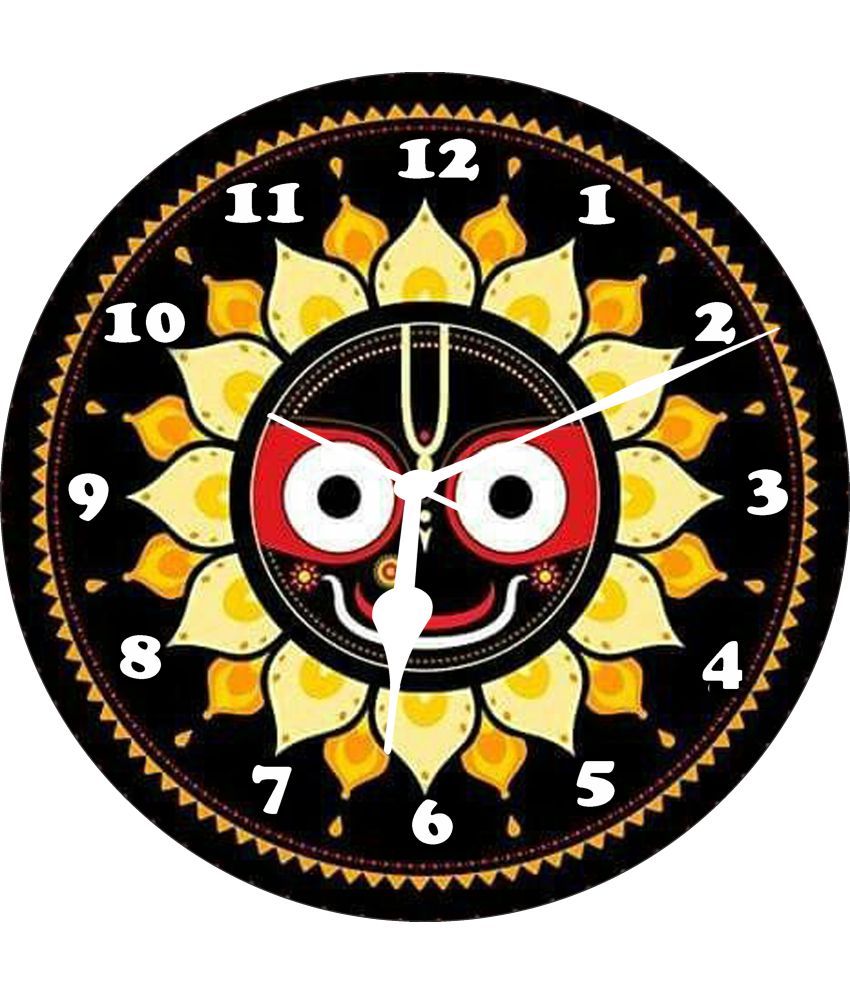 3D India Circular Analog Wall Clock Shree Jagnath Swami 30 Buy 3D