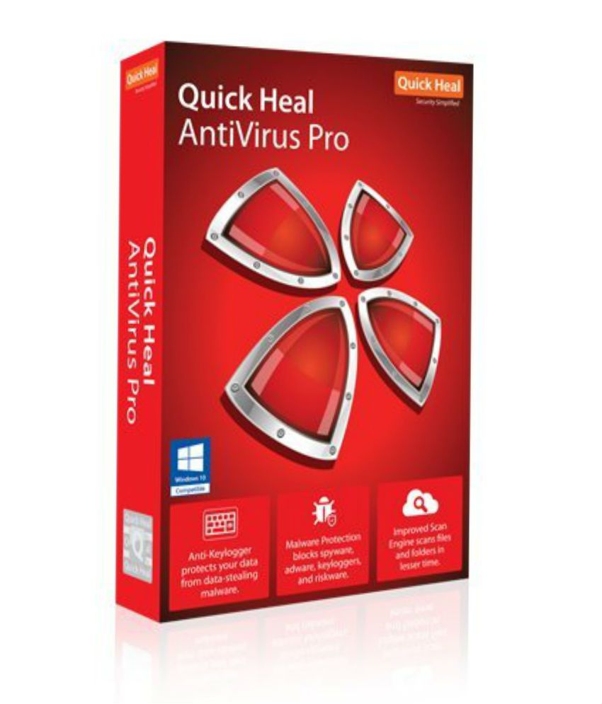     			Quick Heal Antivirus Pro Latest Version ( 2 PC/ 3 Year ) DVD