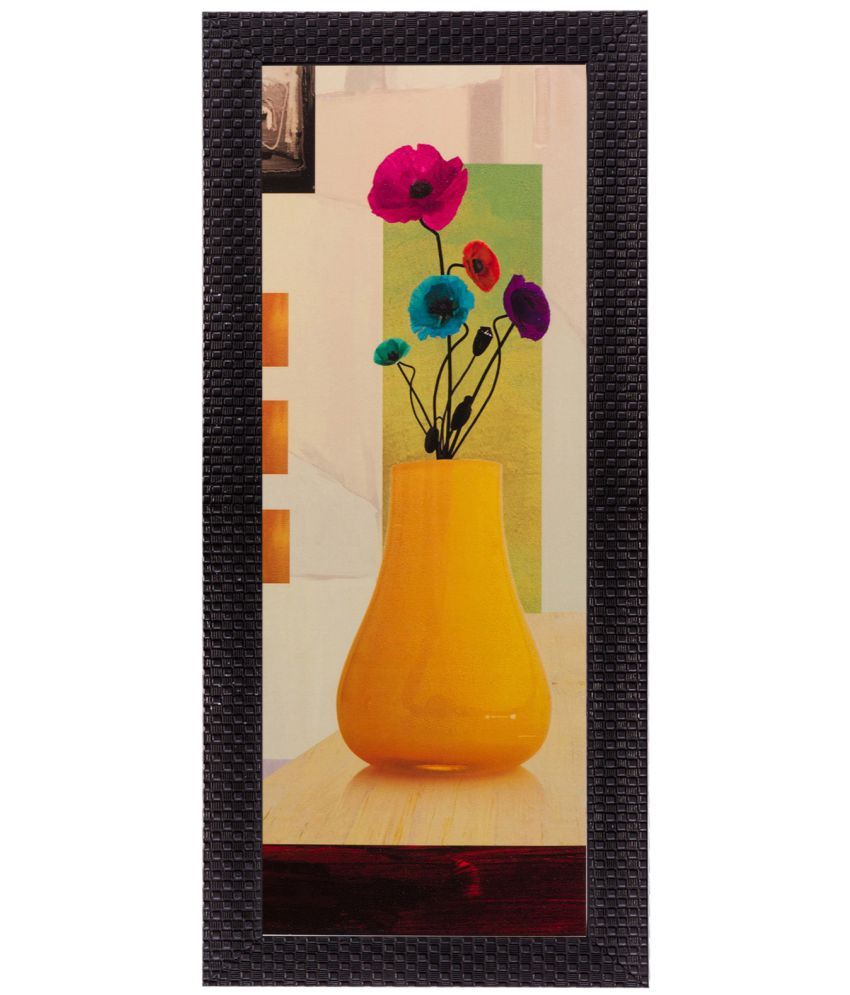     			eCraftIndia Wood Painting With Frame Single Piece