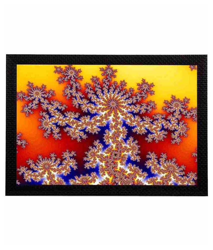     			ECraftIndia Framed Satin Matt Textured Wood Painting With Frame Single Piece