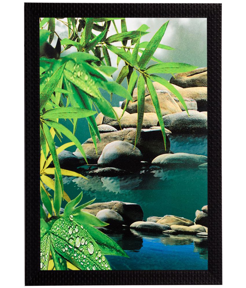     			eCraftIndia Wood Painting With Frame Single Piece
