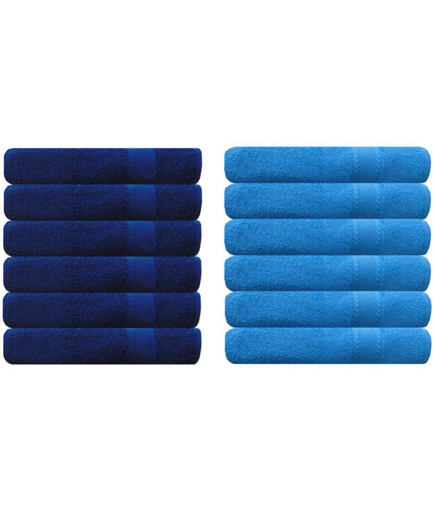     			Akin Set of 12 Hand Towel Blue 40x60