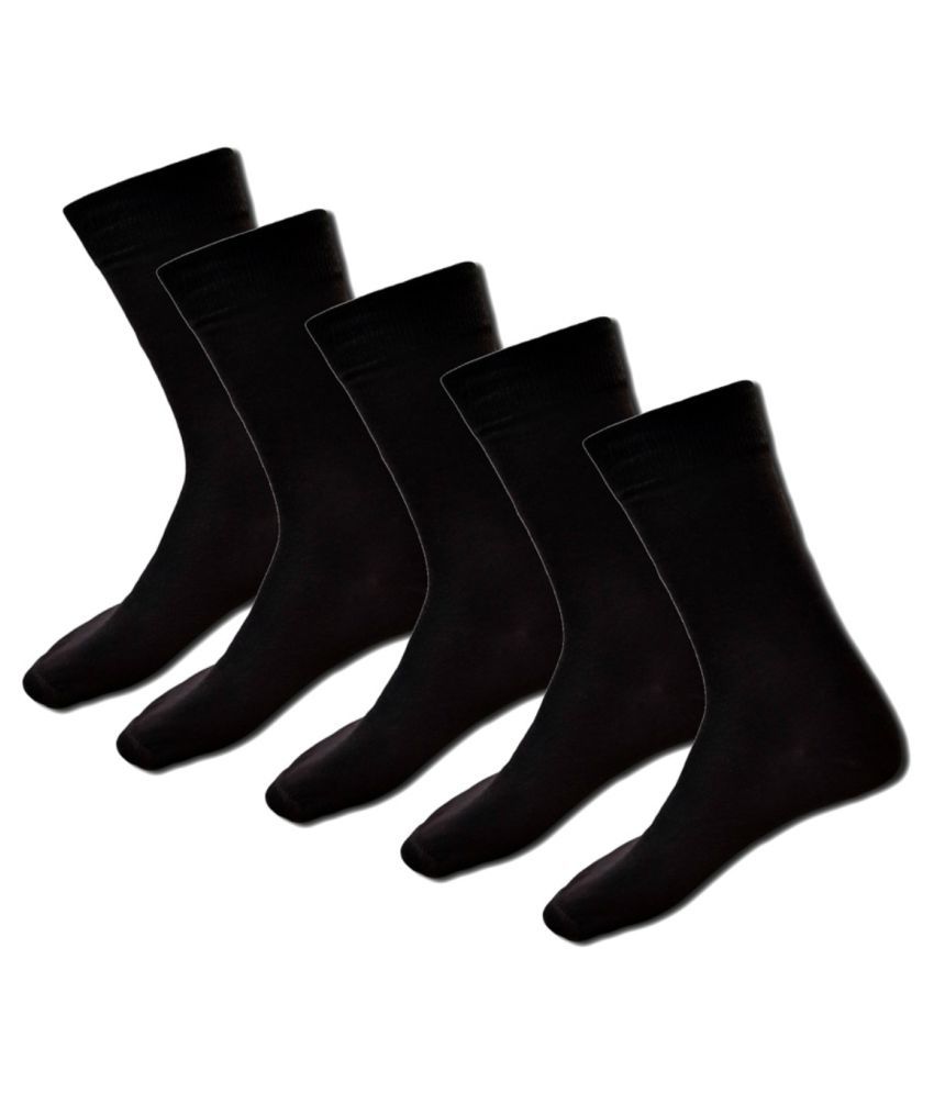    			Tahiro Black Formal Mid Length Socks