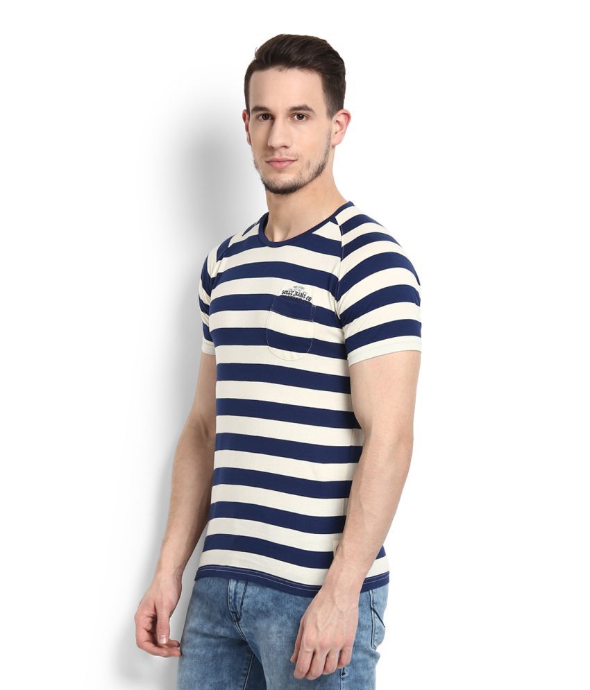 Allen Solly Blue T-Shirt - Buy Allen Solly Blue T-Shirt Online at Low Price - Snapdeal.com