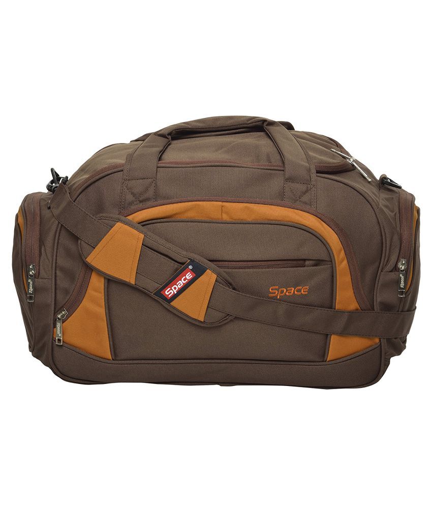 Download Space Brown Solid Duffle Bag - Buy Space Brown Solid ...