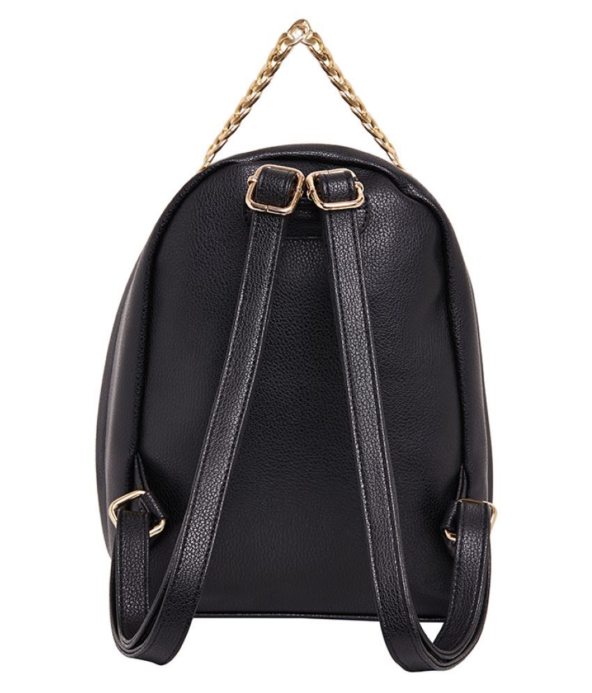Diana Korr Black P.U. Backpack Buy Diana Korr Black P.U. Backpack