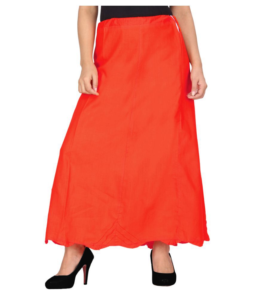 NGT Orange Cotton Petticoat Price in India - Buy NGT Orange Cotton ...