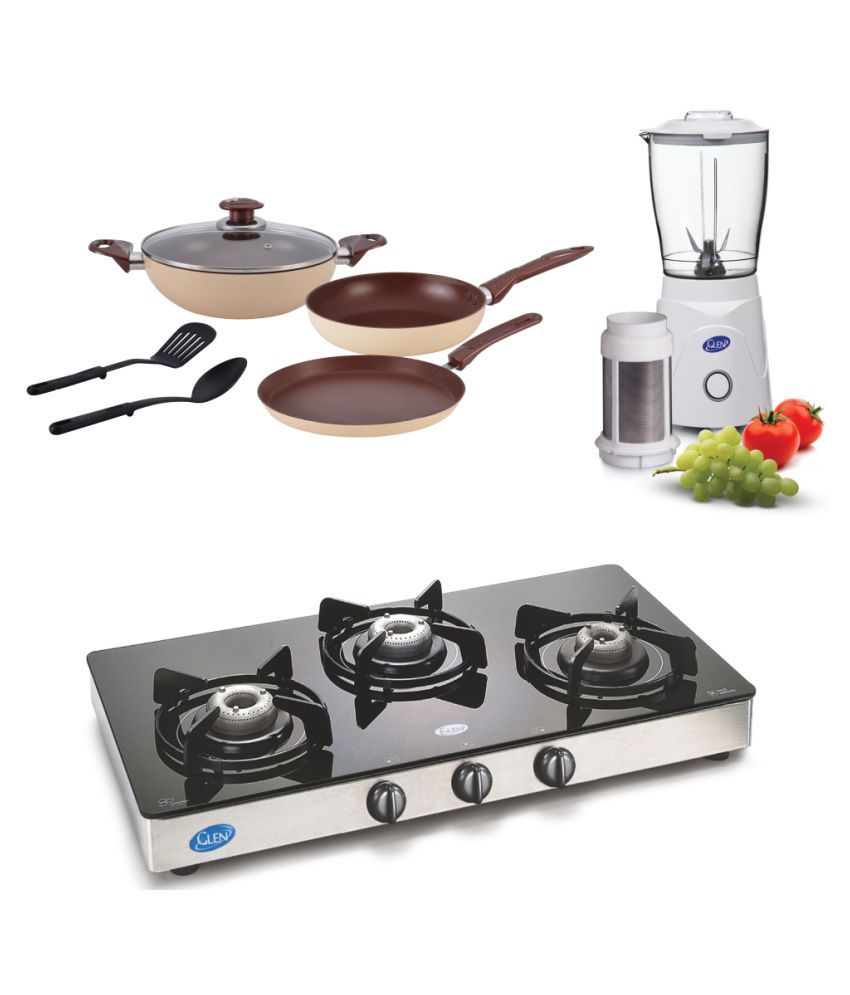 Glen CT1031GT 3 Burner Manual Gas Stove Price in India Buy Glen