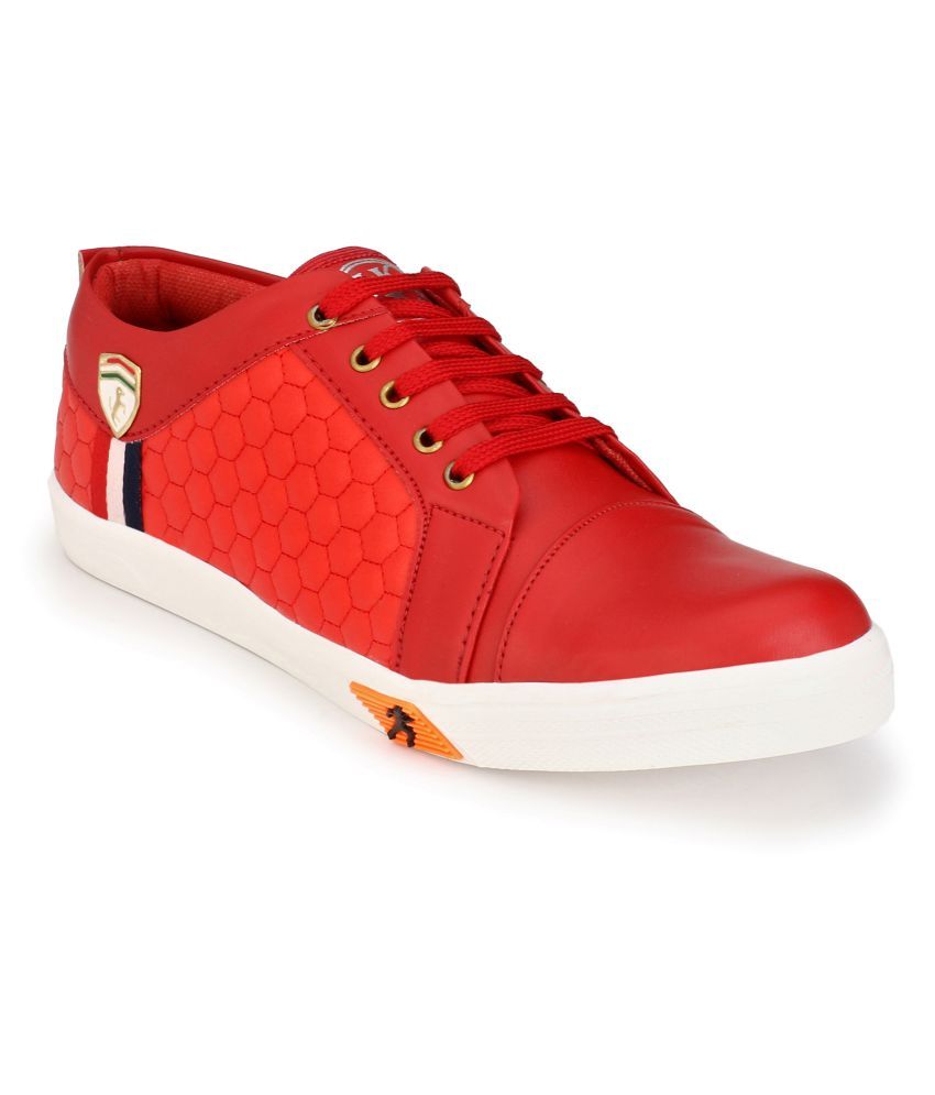 red flat dress shoes