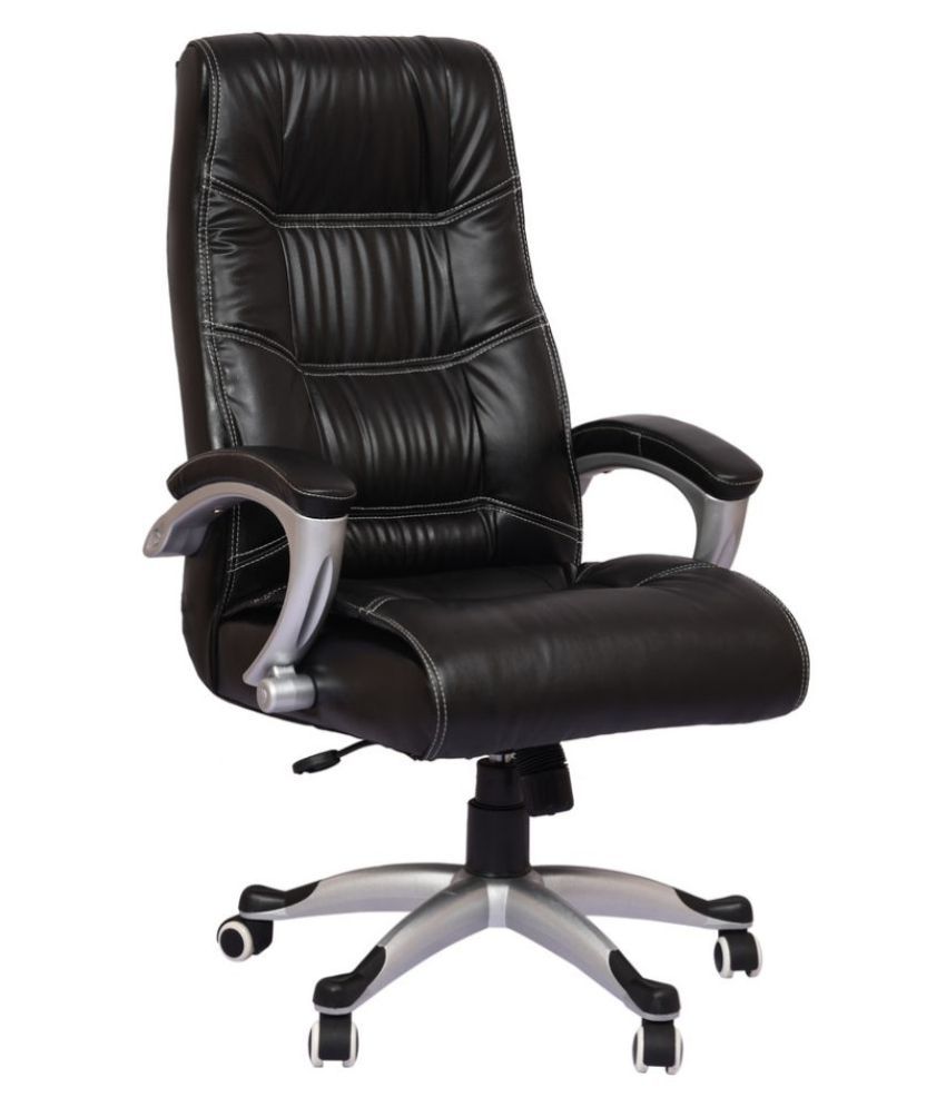 Regal High Back Office Chair in Black Leatherette Snapdeal price