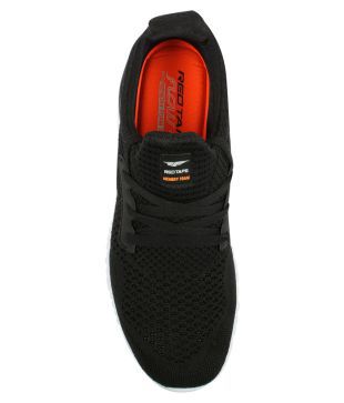 red tape black running shoes