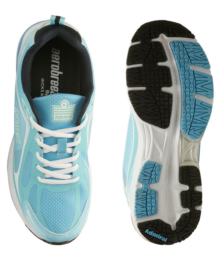 turquoise running shoes