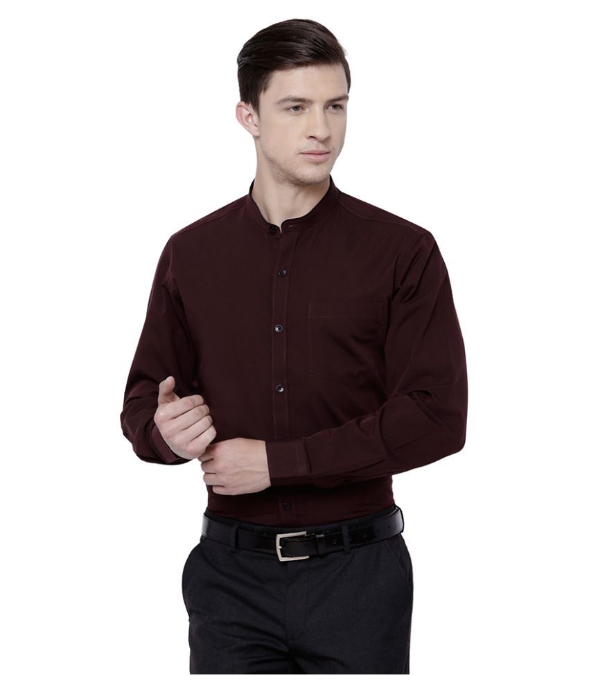 black and maroon formal