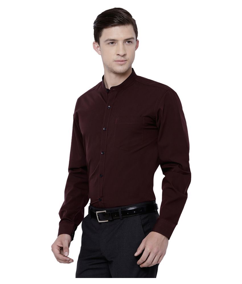 black and maroon formal