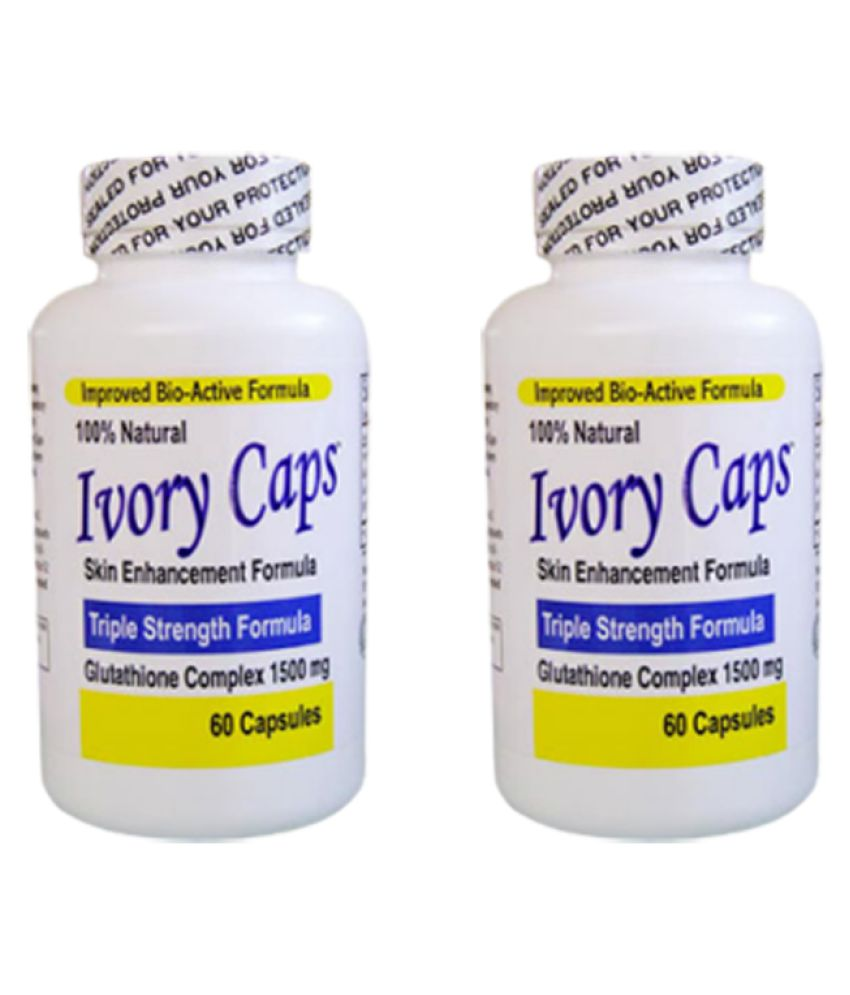 Ivory Caps Skin Brightening 120 Capsules 2 Bottles Buy Ivory Caps