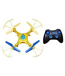 AZI Yellow Minions Drone Quadcopter Headless Mode 2.4ghz One Key Return Features 6 Axis Stabilization System Gyro 4 Channel