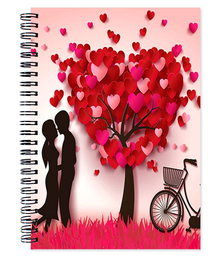     			VenTechno Love Theme Wirebound Notebooks Diary
