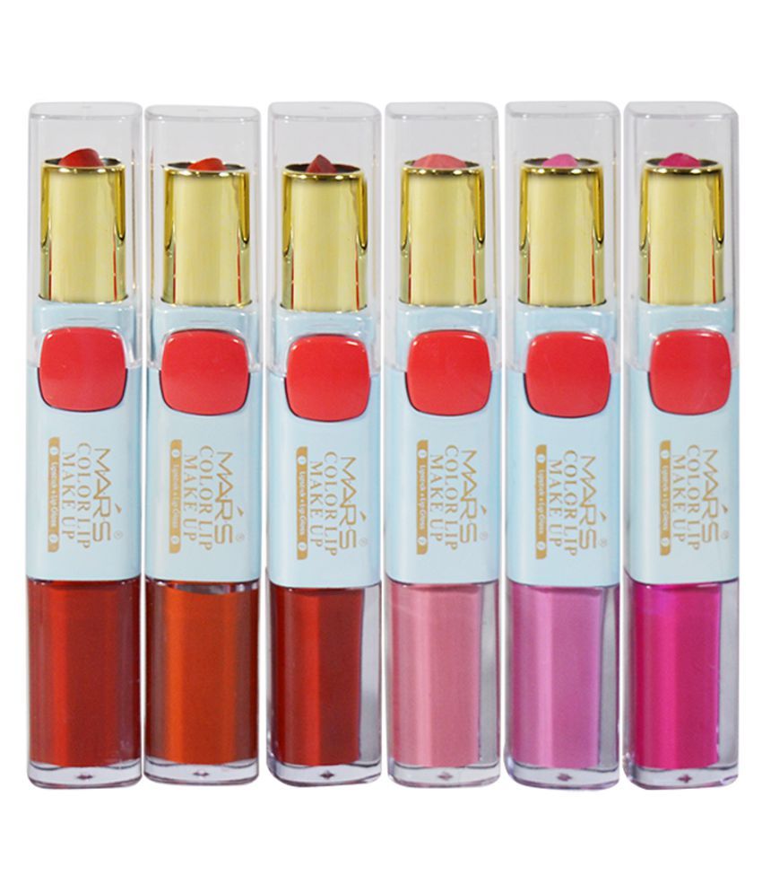 Mars Color Lip 2in1 Lipstick /Lipgloss & KajalA2 Multicolour 8 gm Buy