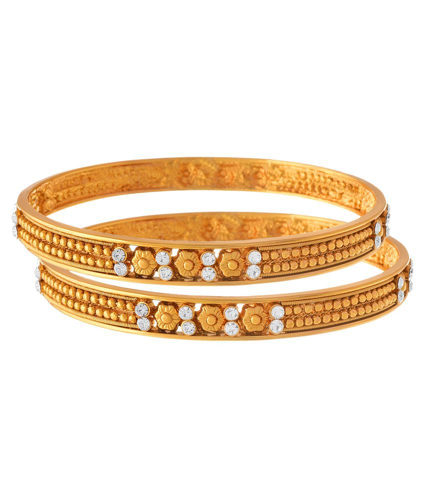     			JFL - Jewellery For Less Golden Copper Bangle