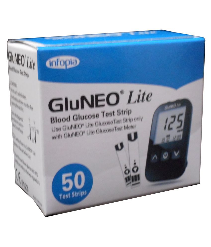     			Infopia GLUNEO LITE PACK OF 50 GLUNEO LITE Expiry March 2024