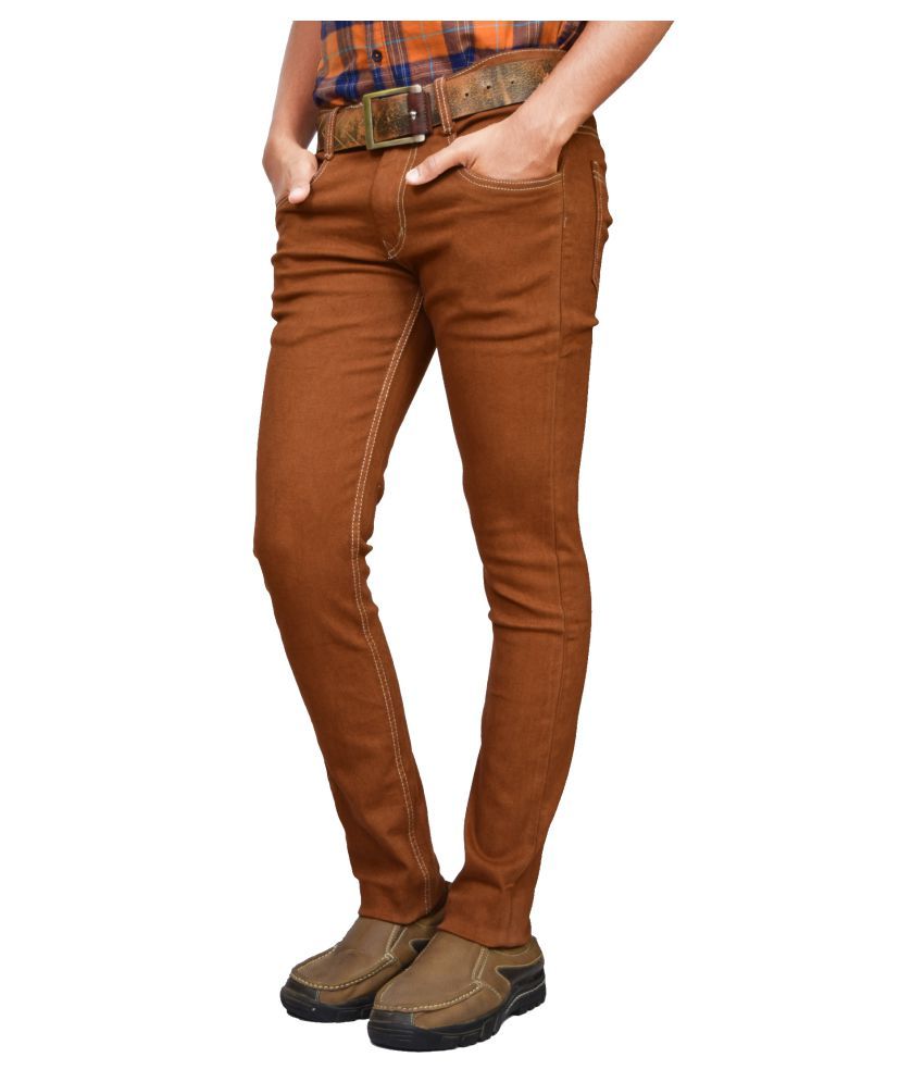 American Noti Brown Skinny Jeans