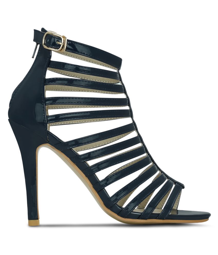 stiletto blue heels