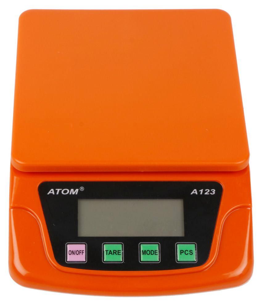 Atom Digital Kitchen Weighing Scales Weighing Capacity