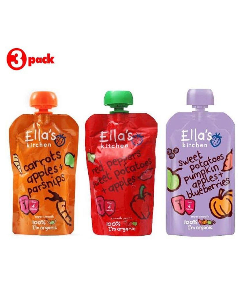 Ella's Kitchen Assorted Flavour Snack Foods for 6 Months + ( 360 gm ...