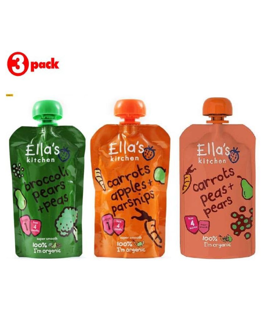 Ella's Kitchen Assorted Flavour Snack Foods for 6 Months + ( 360 gm ...