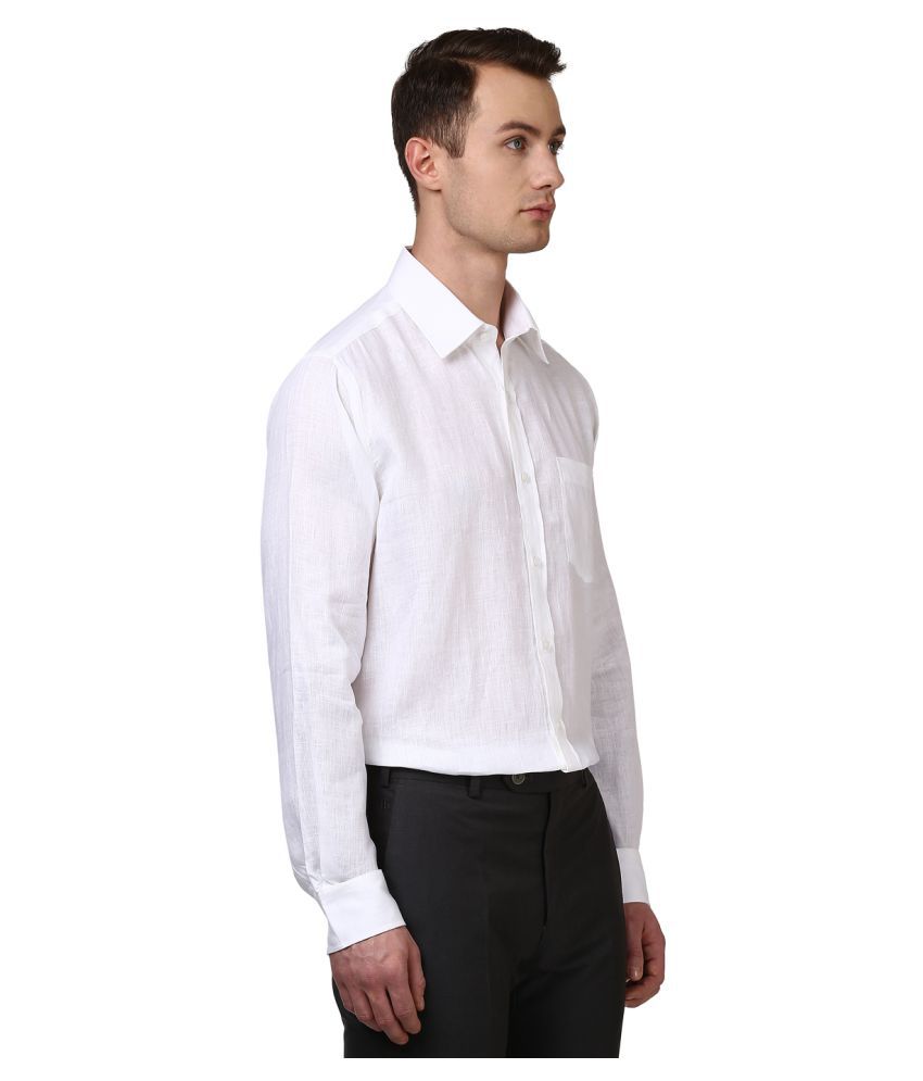 Park Avenue White Formal Regular Fit Shirt - Buy Park Avenue White ...