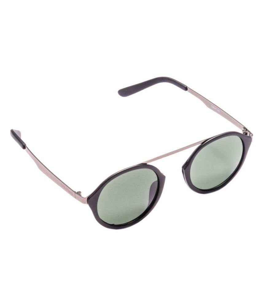     			Creature Green Oval Sunglasses ( Maple-104 )