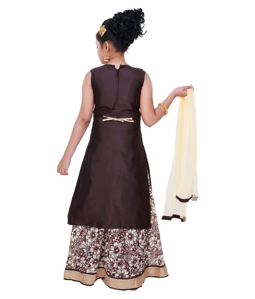 chocolate lehenga