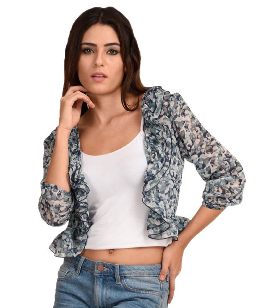 Buy The Gud Look Polyester Blend Shrugs Online at Best Prices in India ...