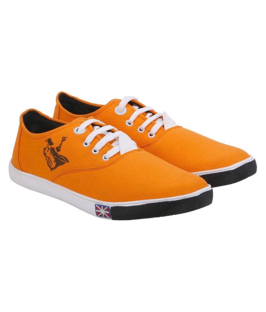     			Kzaara 786 Sneakers Orange Casual Shoes