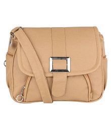 Sling Bags Upto 85 Off Online At Best Prices In India Quick View Sr S Beige P U Sling Bag
