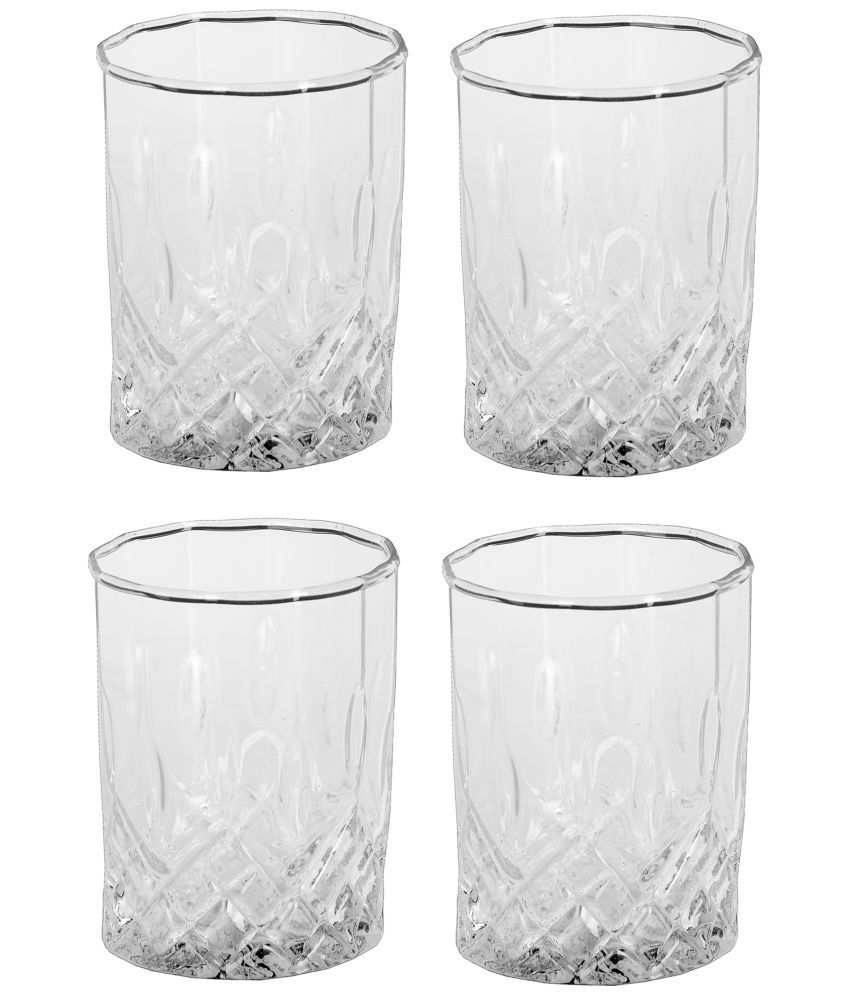     			Afast Whisky  Glasses Set,  200 ML - (Pack Of 4)