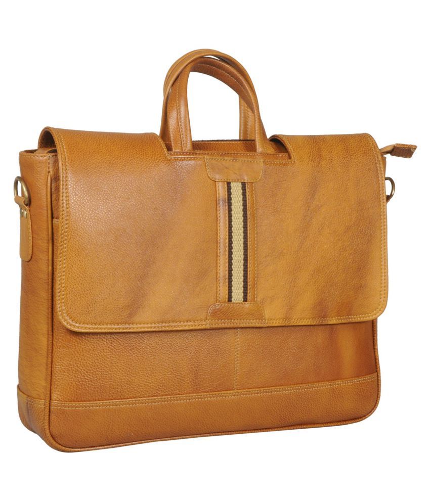 snapdeal leather bag