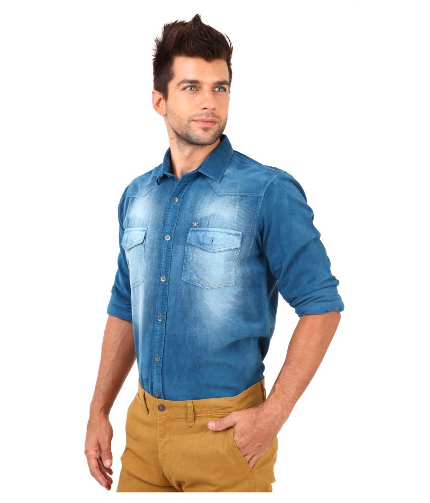 Roman Island Blue Formal Slim Fit Shirt - Buy Roman Island Blue Formal ...