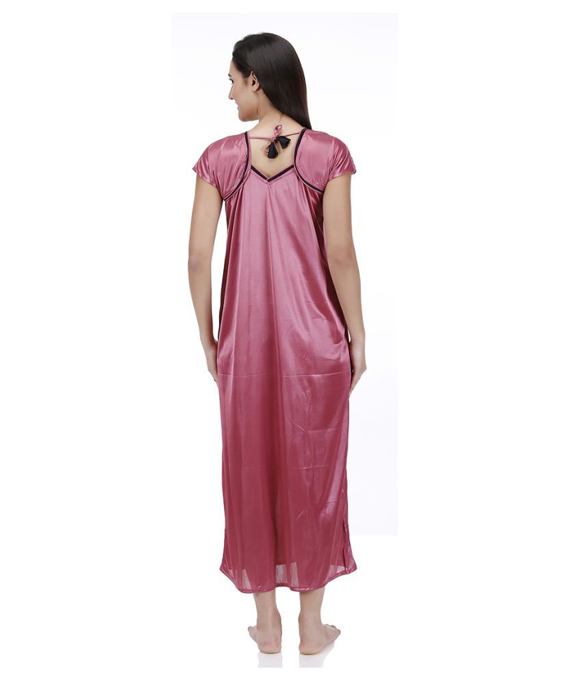 Buy Muassa Poly Satin Nighty And Night Gowns Online At Best Prices In