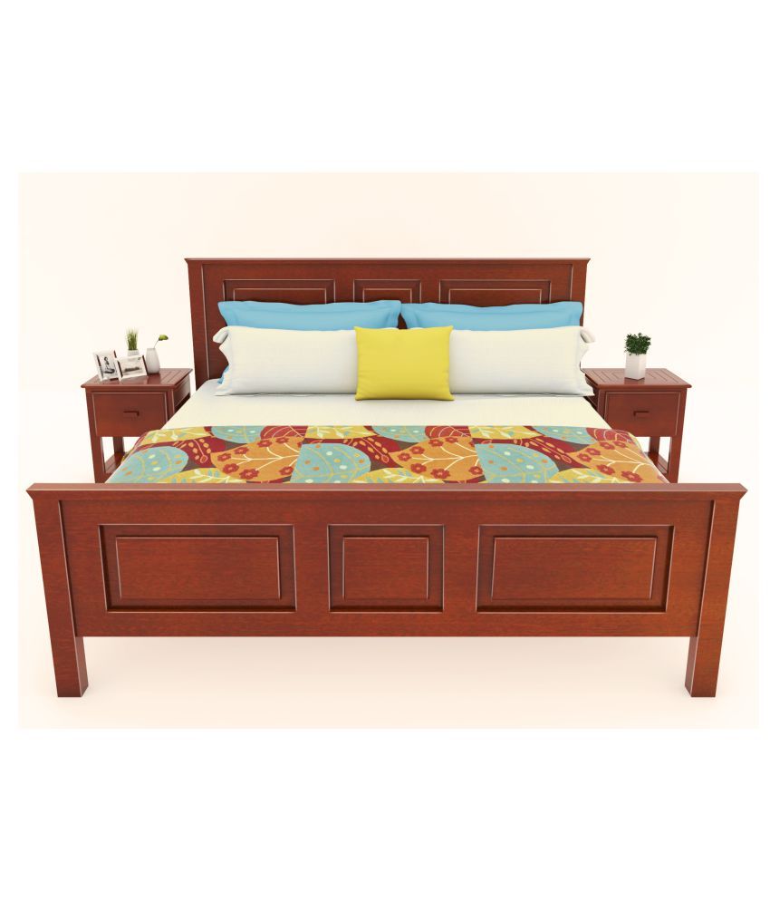 American Gold Finish King Size Bed Buy American Gold