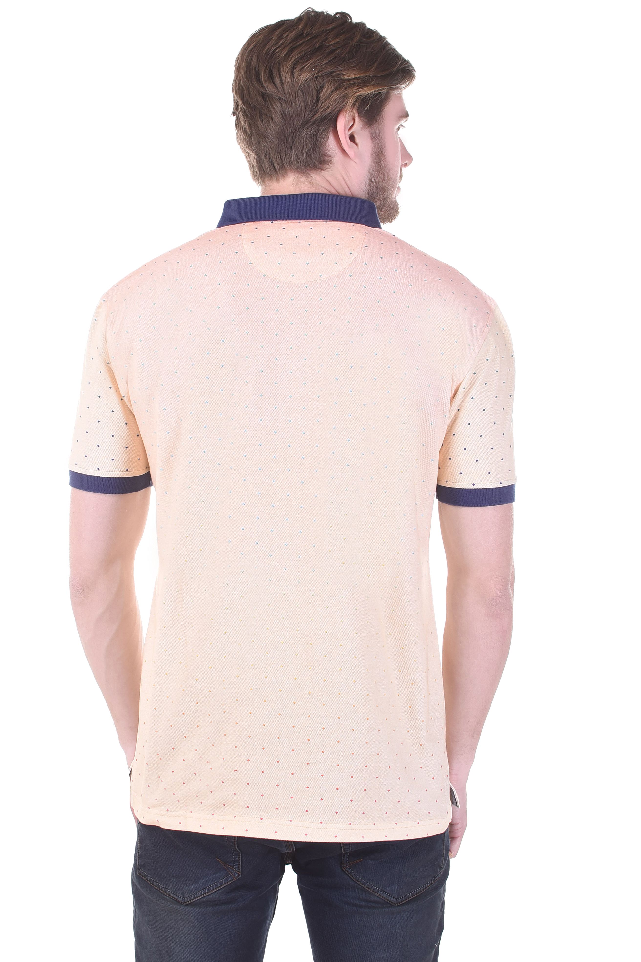 peach color shirt combination