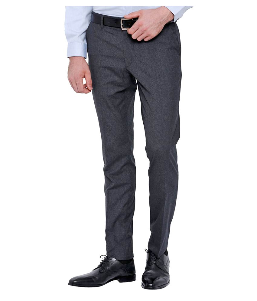     			Black Coffee Black Tapered -Fit Flat Trousers